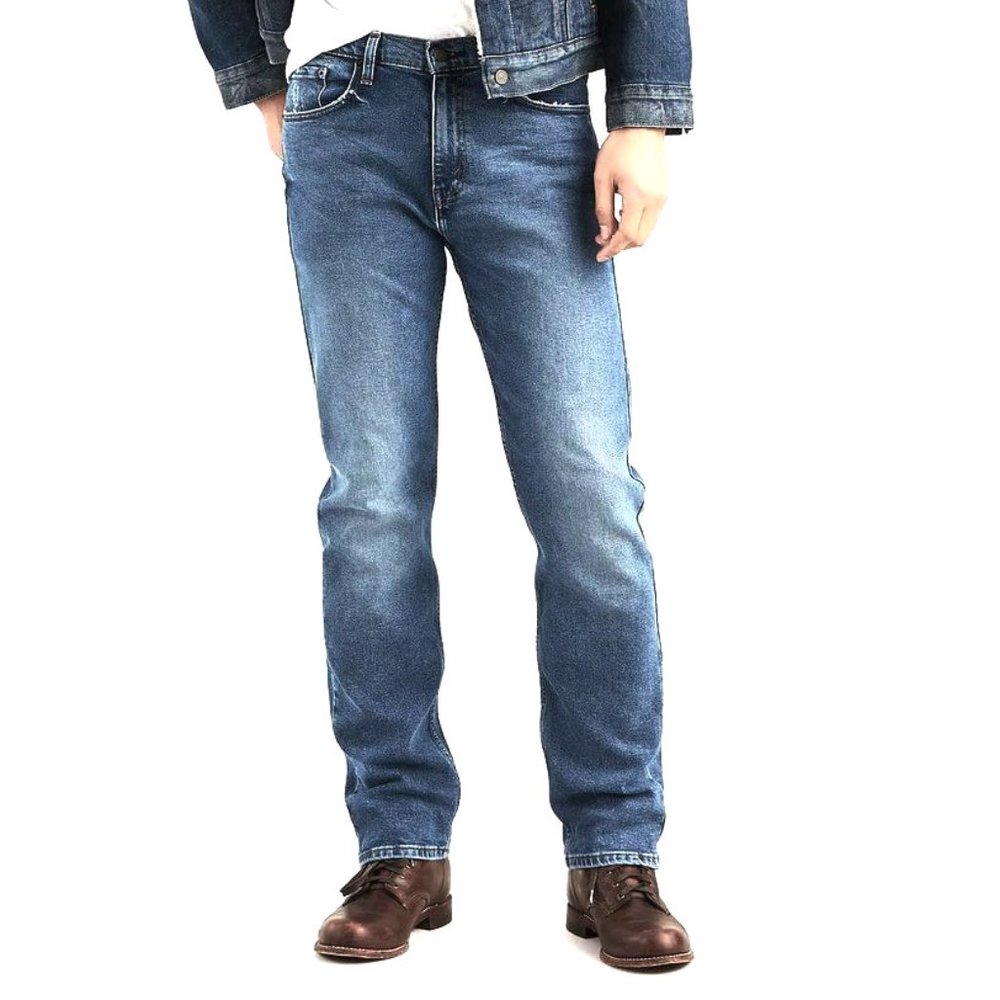 Levi's 505 STRAIGHT FIT Stone Wash Blue Jeans - Size W32/L28